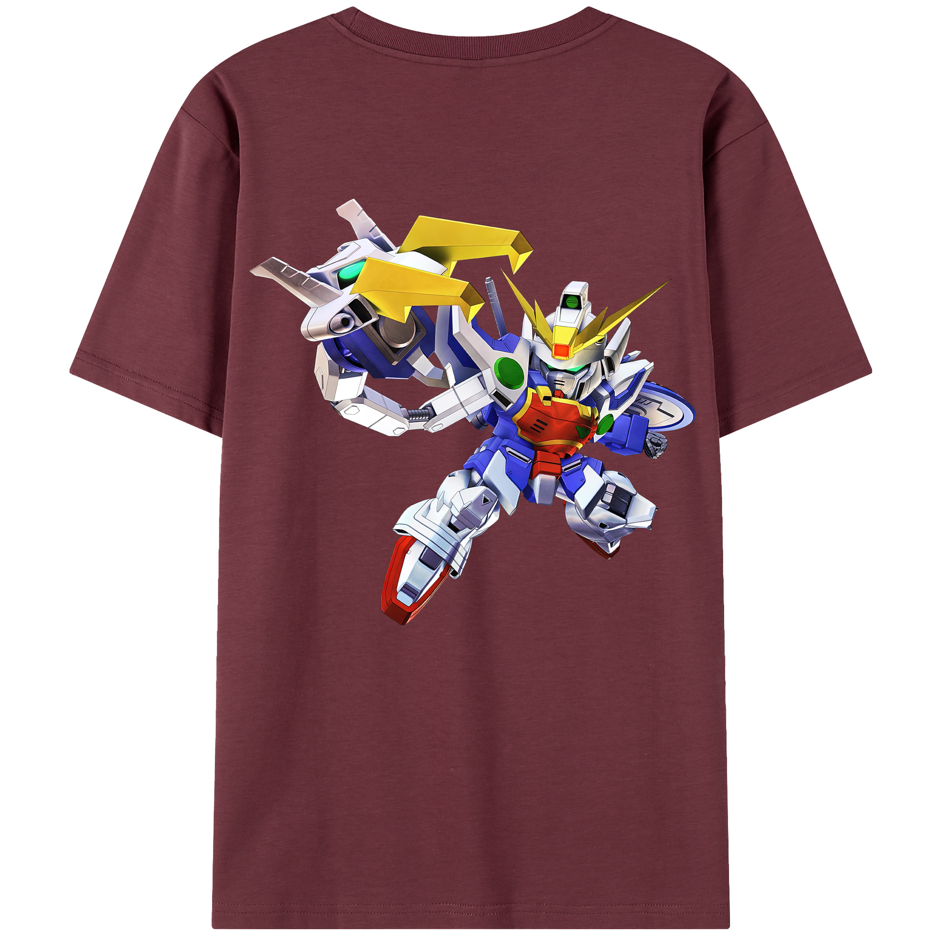 （画像用） 機動戦士ガンダム Mobile Suit Gundam 綿100％半袖Tシャツ（背面プリント）